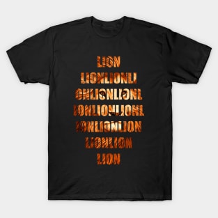 Lion word T-Shirt